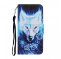 Samsung Galaxy A32 5G Wolf Tasche Weiß