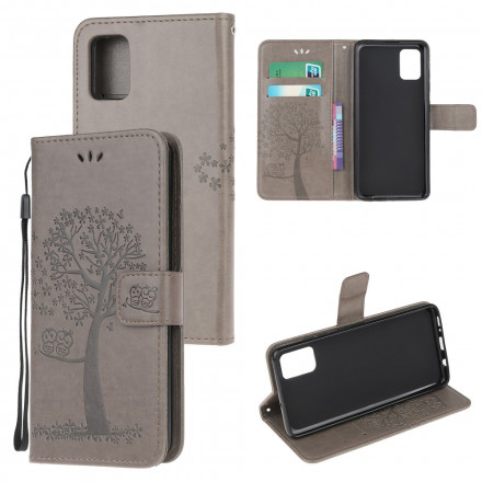 Samsung Galaxy A32 5G Baum & Eulen Tasche mit Riemen