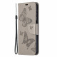 Hülle Samsung Galaxy A32 5G Die fliegenden Schmetterlinge mit Lanyard