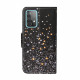 Samsung Galaxy A52 5G Hülle Sterne und Pailletten mit Lanyard