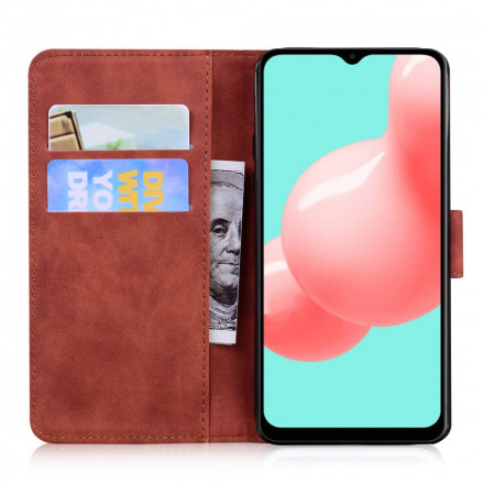 Hülle Samsung Galaxy A32 5G Lederoptik Monochrom