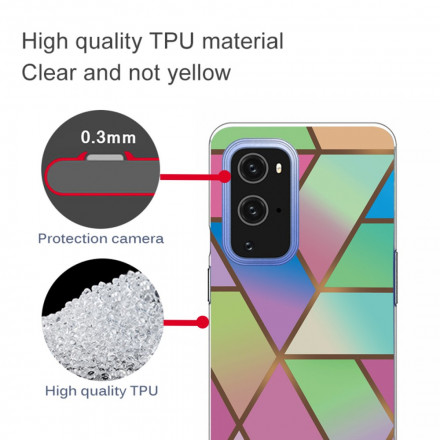 OnePlus 9 Marmor Geometric Cover