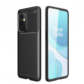 OnePlus 9 Flexible Hülle Texture Kohlefaser