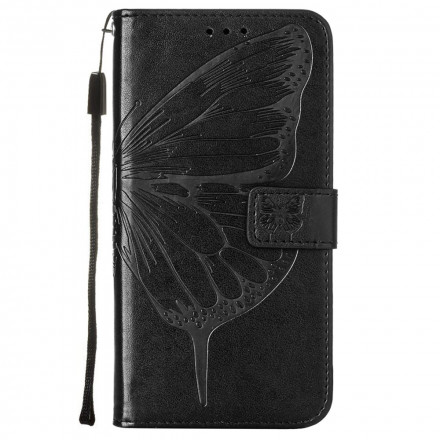 Samsung Galaxy A52 5G Schmetterling Design Tasche mit Riemen