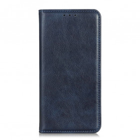Flip Cover OnePlus 9 Schlitzleder Litschi