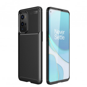 Hülle OnePlus 9 Pro Flexible Kohlefaser Texture