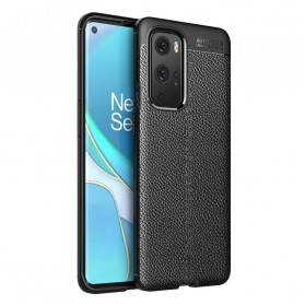 OnePlus 9 Pro Cover mit Litschi-Leder-Effekt Double Line