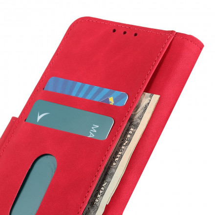 OnePlus 9 Pro Hülle mit Vintage-Lederoptik KHAZNEH