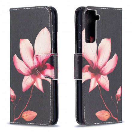 Samsung Galaxy S21 Plus 5G Hülle Blume Rosa Samsung Galaxy S21 Plus 5G Hülle Blume Rosa