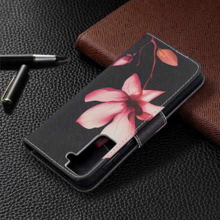 Samsung Galaxy S21 Plus 5G Hülle Blume Rosa Samsung Galaxy S21 Plus 5G Hülle Blume Rosa