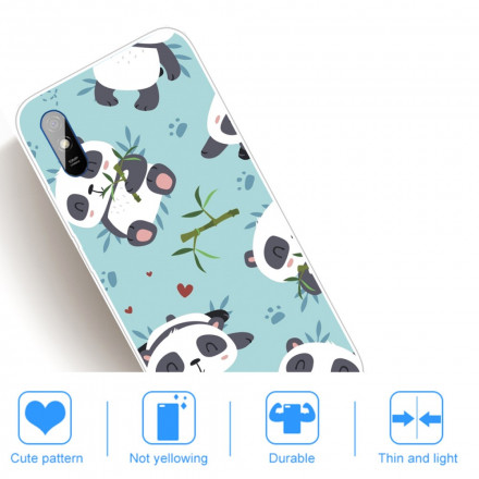 Cover Xiaomi Redmi 9A Pandas Tas