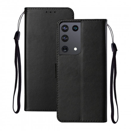 Samsung Galaxy S21 Ultra 5G Unique Design Tasche mit Lanyard