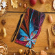 Samsung Galaxy S21 Ultra 5G Hülle Bunte Blätter mit Lanyard