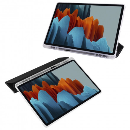 Smart Case Silikon und Kunstleder Samsung Galaxy Tab S7 Plus