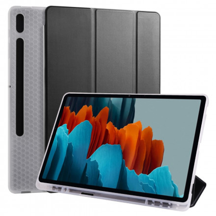 Smart Case Silikon und Kunstleder Samsung Galaxy Tab S7 Plus