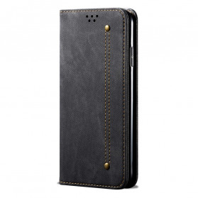 Flip Cover XVivo Y70 Stoff Jeans