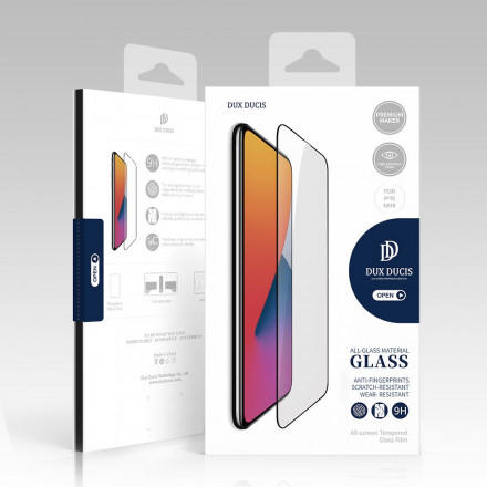 Schutz aus gehärtetem Glas für den Bildschirm des iPhone 12 Mini Dux Ducis