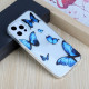 iPhone 12 / 12 Pro Cover Flug der blauen Schmetterlinge