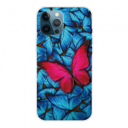 iPhone 12 / 12 Pro Flexible Hülle Schmetterlinge