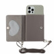 iPhone 12 / 12 Pro Cover mit Schulterriemen Kartenhalter