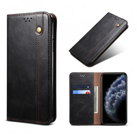 Flip iPhone 11 Kunstleder Gewachst