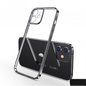 Transparente iPhone 11 Hülle im Metallic-Stil SULADA