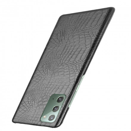 Samsung Galaxy Note 20 Hülle mit Krokodilhaut-Effekt