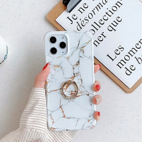 iPhone 11 Pro Style Marmor Ring-Halterung