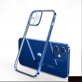 Transparente iPhone 11 Pro Hülle im Metallic-Stil SULADA