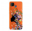 Xiaomi Redmi 9C Cover Hübscher Blumenkopf