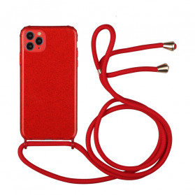 iPhone 11 Pro Pailletten-Cover mit Kordel