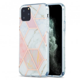 iPhone 11 Pro Cover Marmor Geometrisch Flashy
