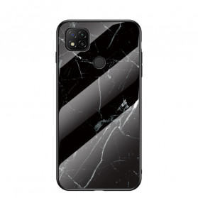 Xiaomi Redmi 9C Panzerglas Marble Colors Cover