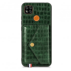 Xiaomi Redmi 9C Crocodile Cover Kartenhalter und Halter
