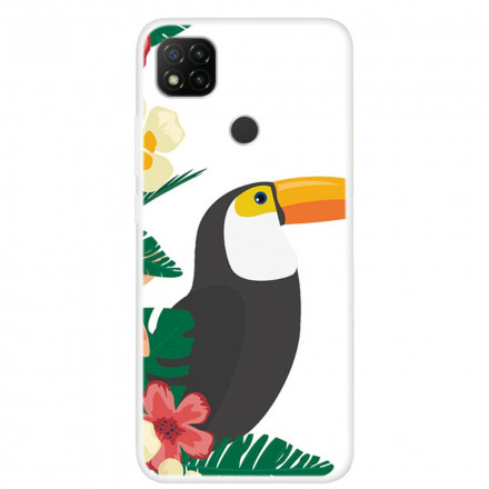 Xiaomi Redmi 9C Hülle Tukan im Dschungel