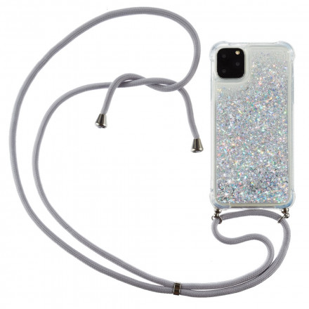 iPhone 11 Pro Max Cover Glitter und Kordel
