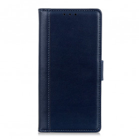 Hülle Xiaomi Mi Note 10 Lite Version Gespaltenes Leder