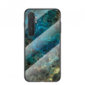Xiaomi Mi Note 10 Lite Hülle aus gehärtetem Glas Marble Colors