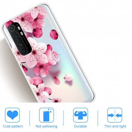 Xiaomi Mi Note 10 Lite Cover Blume Pure Pink