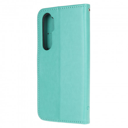 Xiaomi Mi Note 10 Lite Hülle Schmetterlinge und Blumen aus Asien