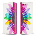 Flip Cover iPhone SE 2 / 8 / 7 Blume Aquarell