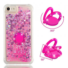 iPhone SE 2 / 8 / 7 Glitter Cover mit Ringhalter