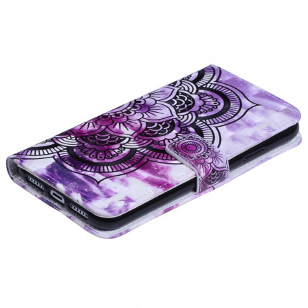 iPhone XR Hülle Mandala Violett