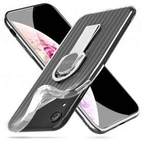 Transparentes iPhone XR Cover Ring-Ständer