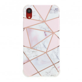 iPhone XR Marmor Geometrie Design Cover