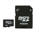 4 GB Micro-SD-Karte mit SD-Adapter