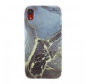 iPhone XR Style Marmor Cover Verstärkte Ecken