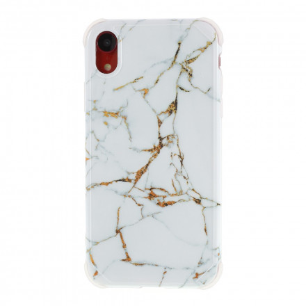 iPhone XR Style Marmor Cover Verstärkte Ecken