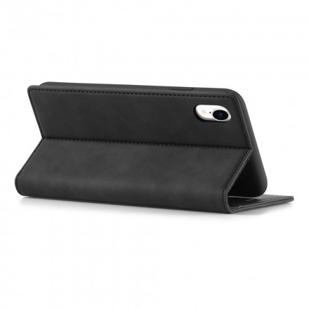 Flip Cover iPhone XR LC.IMEEKE Lederoptik