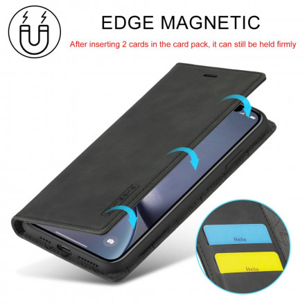 Flip Cover iPhone XR LC.IMEEKE Lederoptik